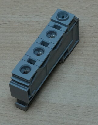 Wago Serie 284 verbindingsrijgklem 0,2-10MM² grijs 284-621