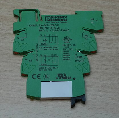 Phoenix Contact PLC-RPT-230UC/21AU PLC schakelrelais 2900311