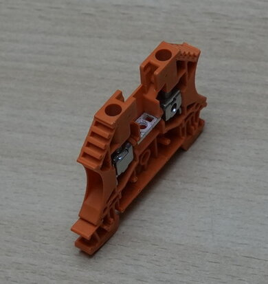 Weidmuller WDU 4 OR verbindingsrijgklem oranje 1036760000