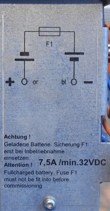 Siemens 6EP1935-6MC01 batterij module 24VDC 6A 1,2Ah