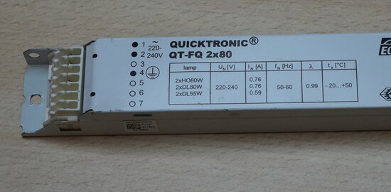 Osram QT-FQ 2X80 Voorschakelapparaat