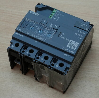 Siemens 3VA9114-0RL21 RCD module RCD520B 4P 160A