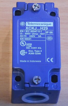 Telemecanique Limit switch 6kV AC15 240V 3A XCKJH29