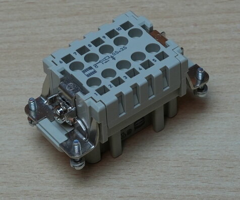 Harting 09330102716 Female connector Han 10 ES-BU