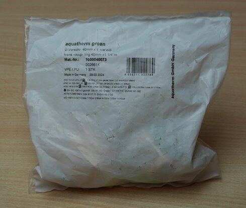 Aquatherm green pipe 0026614 koppeling 3-delige in PP-R/messing buitendraad 40x1.1/4"