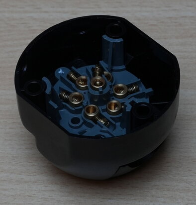 Stekkerdoos 12V 7-polig incl, rubber tule