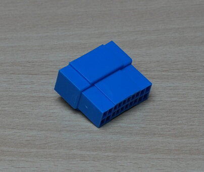 Suzuki 20p male connector blauw