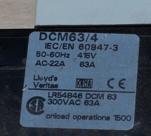 Holec DCM63/4 Lasttrennschalter 63A 4P