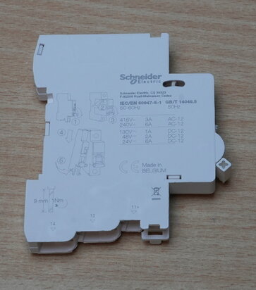 Schneider Electric A9N26924 OF Hulpcontact, 1 C/O, 24-130V DC / 24-415V AC