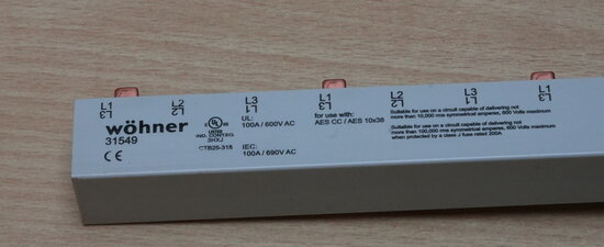 W&ouml;hner 31549 kamrail 3P 18mm 31549000