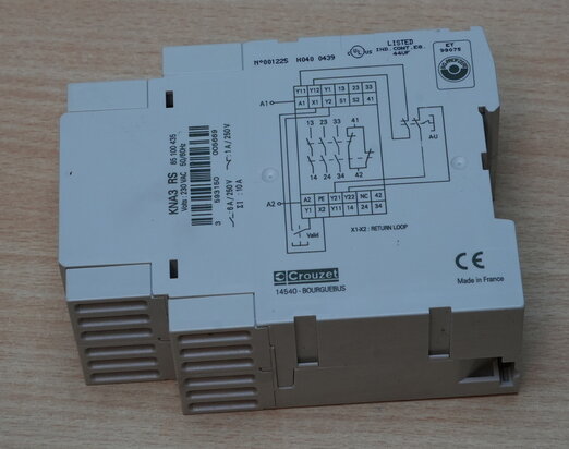 Crouzet KNA3-RS Relais veiligheidsstroomcircuits 85100435