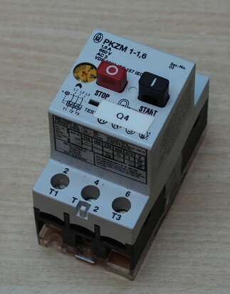 Klockner-Moeller-PKZM-1-1,6-motorbeveiligingschakelaar-1,6A