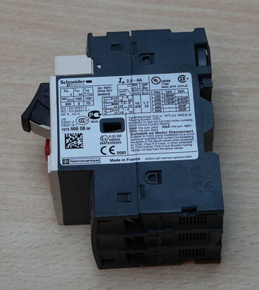 Schneider Electric GV2ME08 motorbeveiligingschakelaar 3P 2,5 tot 4 A