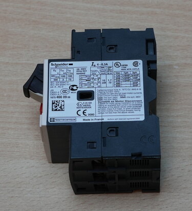 Schneider Electric GV2ME10 motor protection switch 3P 4 to 6.3 A