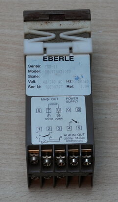 Eberle TR-3400N temperatuur regelaar EQD-11 48/240V AC