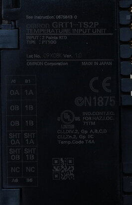 Omron GRT1-TS2P temperatuurinvoermodule PT100