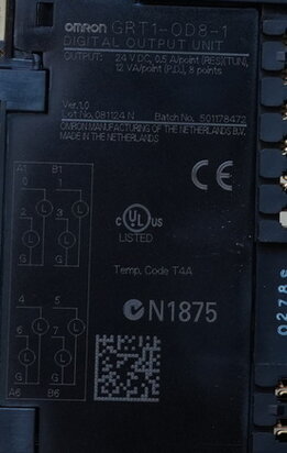 Omron GRT1-OD8-1 digitale uitgangsmodule 24V DC