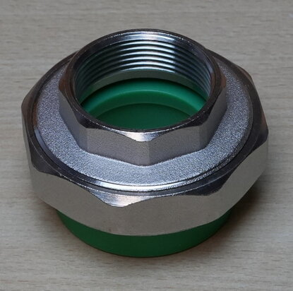 Aquatherm 3-delige koppeling PP-RC, PN25, 50x1.1/2'' binnendraad, type 3