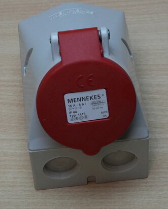 Mennekes 1419 Wandcontactdoos 16a 5P 6H 400V