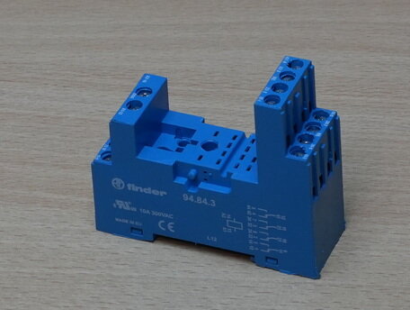 Finder 94.84.3 relaisvoet 14 pin DIN-rail