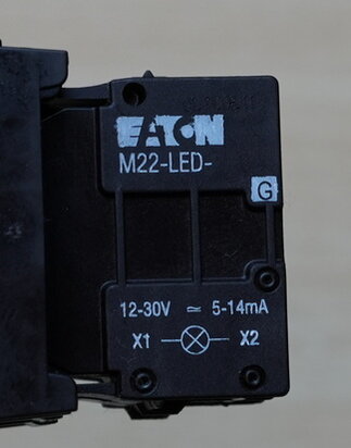 Moeller M22-K10 verlicht keuzeschakelaar groen met M22-LED element