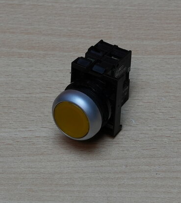 Moeller-M22-K10-signaalknop-geel-M22-LED230