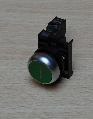 Moeller-M22-K10-drukknop-terugverend-groen