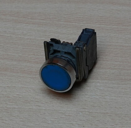 Telemecanique ZBE-101 knop blauw NO