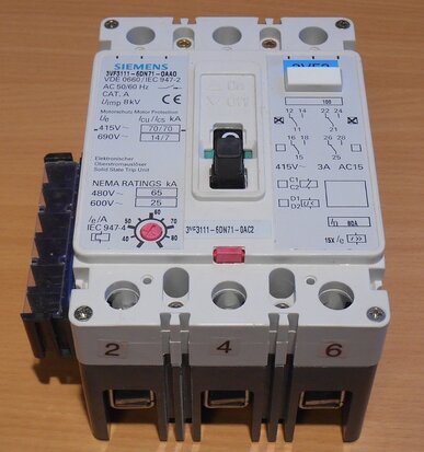 Siemens vermogensschakelaar 3VF3111-6DN71-0AC2 (Circuit Breaker)