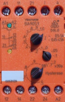 Dold current relays BA9053 / 010 230V AC 0,5-5A 0-30S 0053129