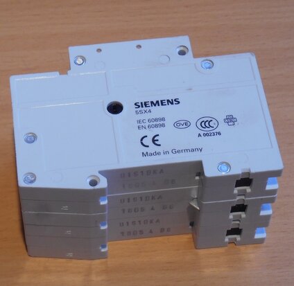 Siemens installatieautomaat 5Sx43 B6 400V 3P