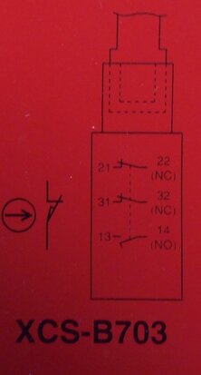 Telemecanique safety position switch limit switch XCS B703 018 539