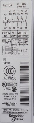 Telemecanique magneetschakelaar CAD32BD relais 3S+2O 24V DC 10A