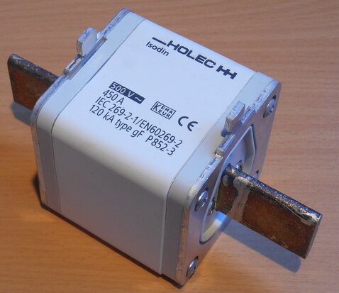 Eaton Isodin mespatroon gf 450A 500Vac size 3 Smeltpatroon P852-3 1328240