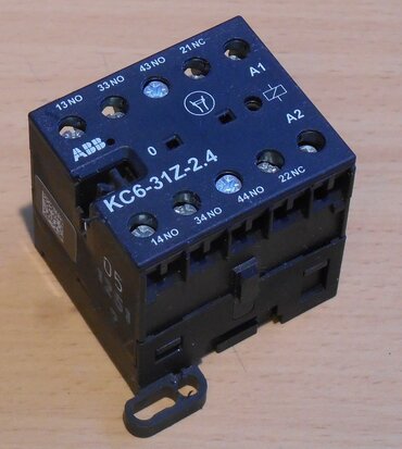 ABB Mini Contactor KC6-31Z 2.4-4P 3NO / 1NC 17-32 VDC