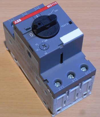 ABB Motor protection switch MS116-1.6 1-1,6A