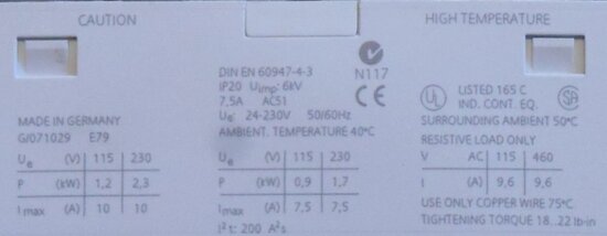 Siemens halfgeleiderbeveiliging Sirius 3RF2310-1AA02 10A 24V DC