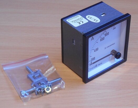 Socomec Ammeter panel construction 192B3326 5-800A meters