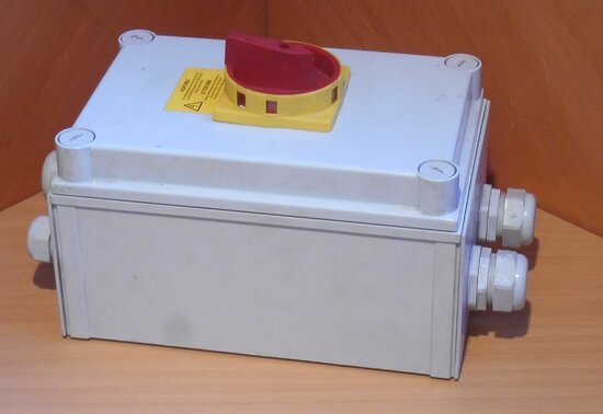 Kraus & Naimer Emergency rotary switch KG100C T206 6P 100A incl. Case