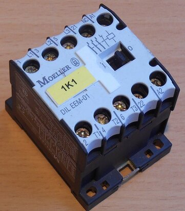 Moeller contactor DILEM-01 230V50Hz 240V60Hz 3p 20A 1NC