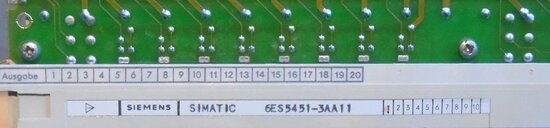 Siemens simatic digital output Module 16 outputs 24VDC 6ES5451-3AA11