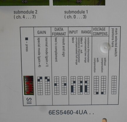 Siemens simatic S5 Analog Input Module 6ES5460-4UA13