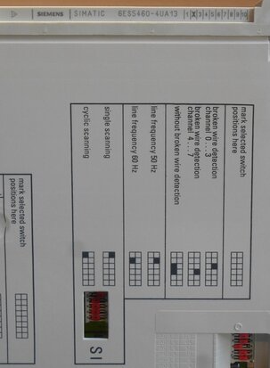 Siemens 6ES5460-4UA13 simatic S5 Analog Input Module