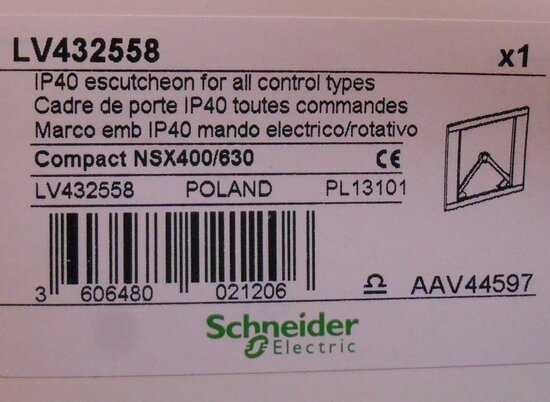 Schneider Electric Door frame IP40 LV432558 Compact NSX400/630