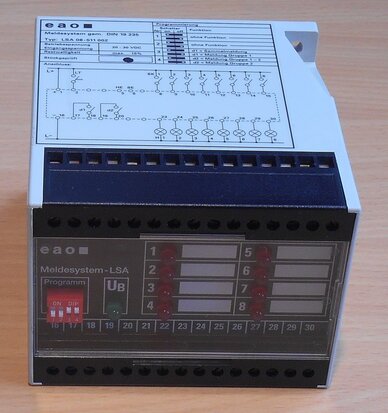 EAO LSA 08-511002 reporting system LSA LSA 08,511,002