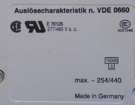 ABB S281 K 6A Installatieautomaat 6A 1P