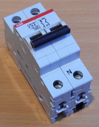 ABB S201-K16A NA Circuit breaker 16A 2P