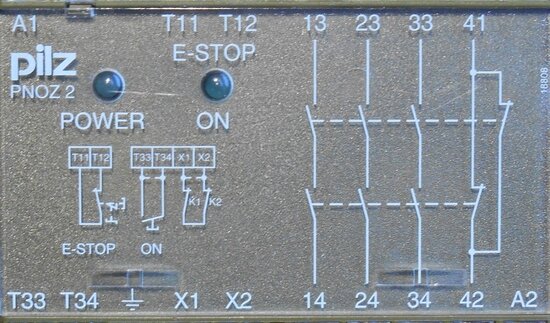 PILZ PNOZ2 24VWS 24VAC 3NO/1NC veiligheidsrelais relais 475700