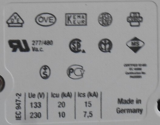 ABB S201-NA C10 Circuit breaker 1p + N 10A C cart 2CDS251103R0104