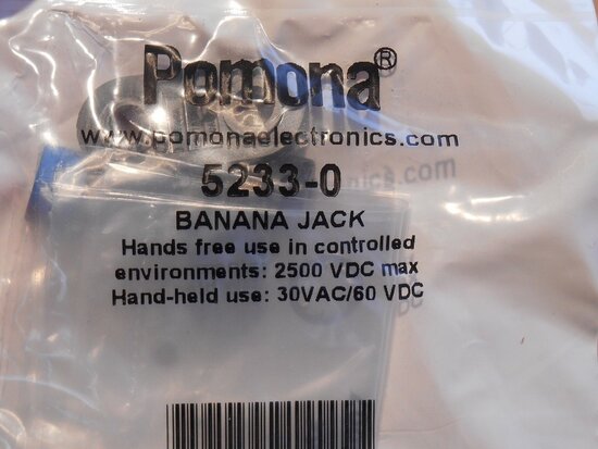 Pomona 5233-0 Banana Jack Plug 1910658